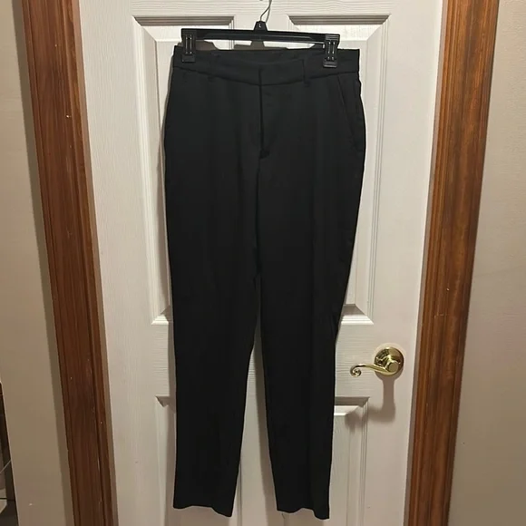 Van Heusen Black Formal Straight-Leg Pants