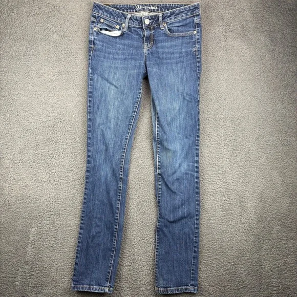 Aeropostale Bayla Skinny Jeans Medium‎ Wash Kids Size 4 Long