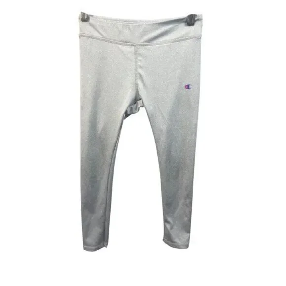 Champion Authentic Athleticwear Leggings Girls Size 6‎ Gray Activewear