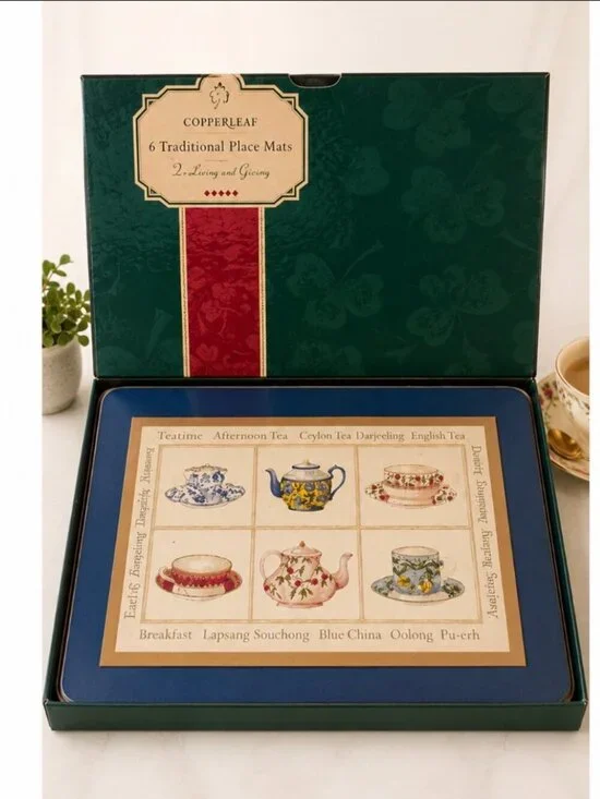 Cloverleaf Place Mats  Cork  Set of 4