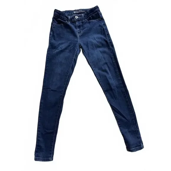 LEVI STRAUSS Super Skinny Stretch Girls Jeans Denim Size‎ 2 Reg