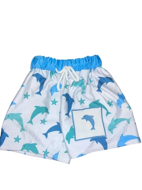 Toddler Swim Shorts in Bright Blue 3T