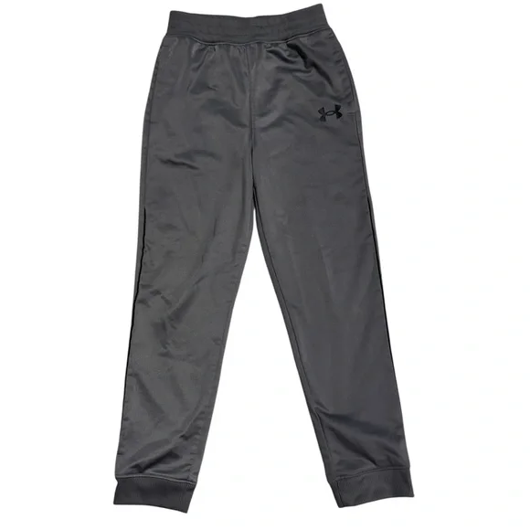 Under Armour Kids Black Gray Performance Joggers Boys Size 7