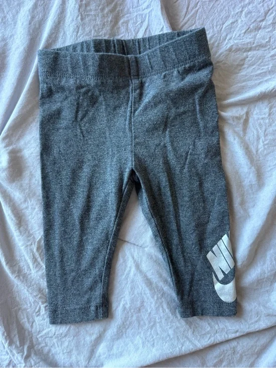 Nike Baby Gray Logo Leggings