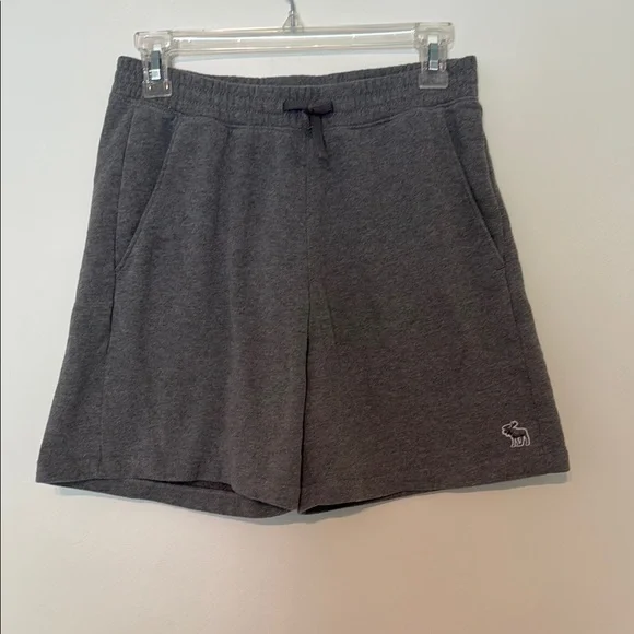 Abercrombie Kids A&F Essentials Grey Fleece Shorts Size 15/16