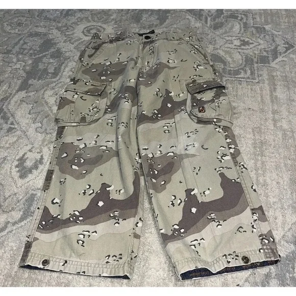 WearFirst Boys Youth Size 7 Camo Beige‎ Cargo Pants