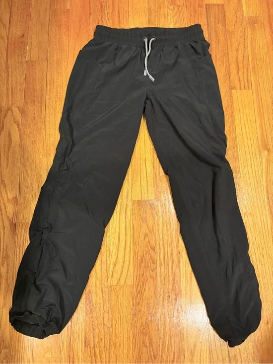 Athleta Black Girls Drawstring Joggers Large