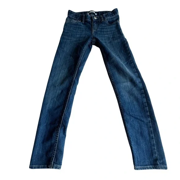 Levi's Girl's Blue Jean's, Size 7R‎ Adjustable Waist, Zip, Skinny, Medium Wash