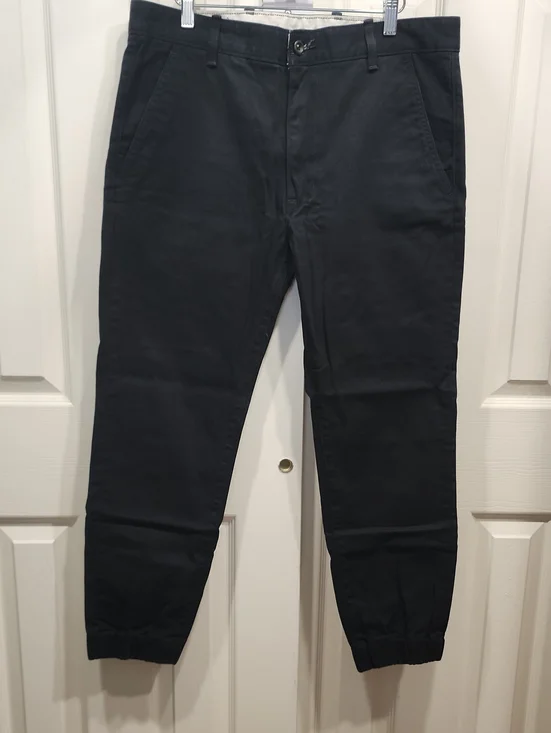 Levi's Men's Black Stretch Chino Jogger Pants 33X30