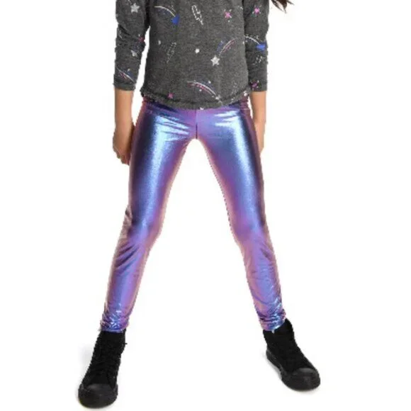 ✨ Appaman Boutique Ombre Purple Metallic‎ Tween Girls Leggings – Size 14 – NWT ✨