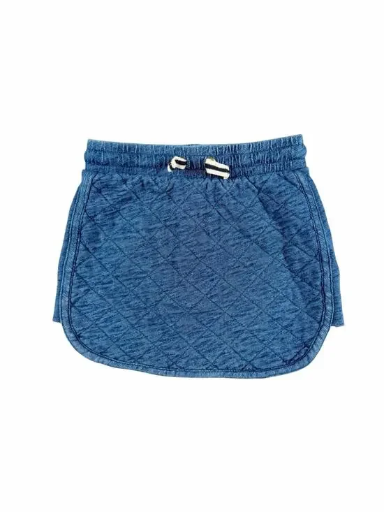 Crewcuts Quilted Cotton Skirt Blue Size 4/5