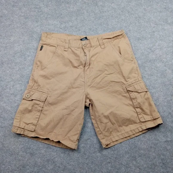 Ring‎ of Fire Shorts Boys 18 Khaki Cargo Utility Pockets Casual Beige Summer