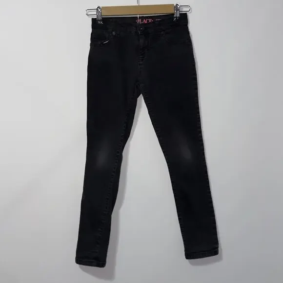 PLACE Super Skinny Black Jeans girls Size 10