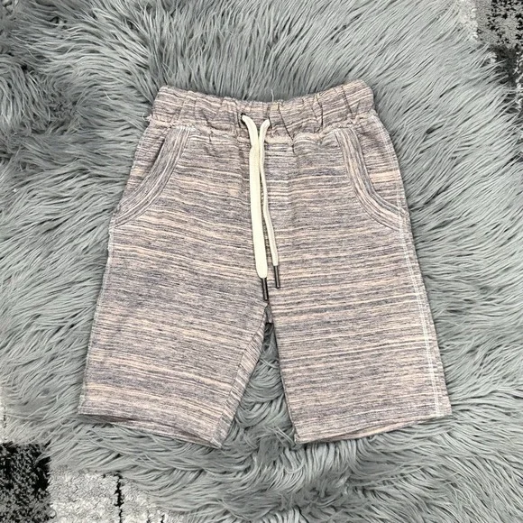 Miki Miette Basics Girls Pink/Navy Heathered Shorts Size 2T NEW
