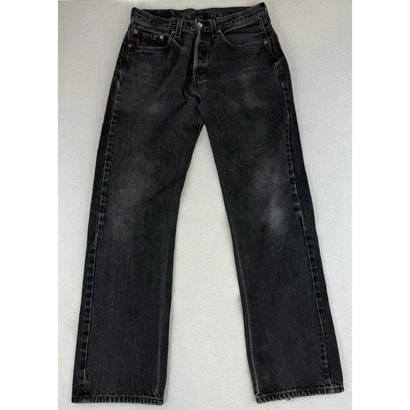 Levi's 501 Button Fly‎ Black Jeans - Men's Size 32x34 (fit 30x31)
