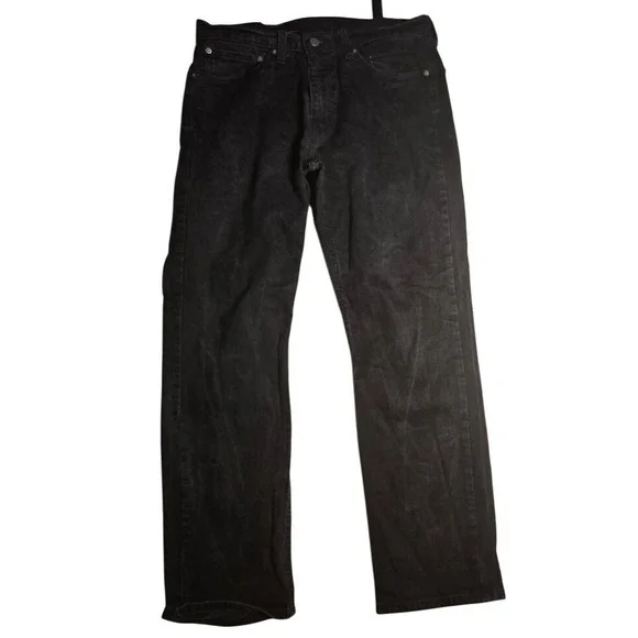 Levis 541 Athletic Taper Mens Jeans Faded Black Denim 34x32 ‎ Straight  895
