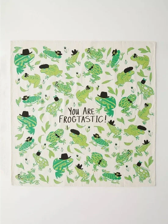 New🌟Urban Outfitters-Calhoun & Co. Frog Tea Towel
