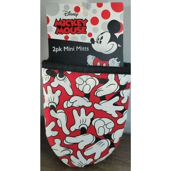 Disney Mickey Mouse 2 PACK Mini Mitts - NEW