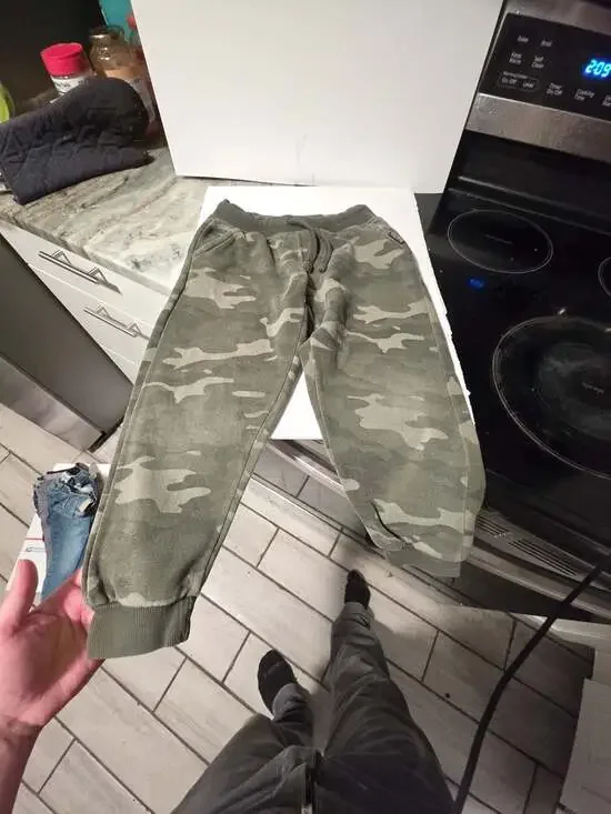Boys Camouflage Jogger Sweatpants Size 7 XL