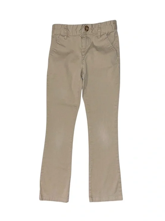 OLD NAVY Girl's Khaki Pants Size 7 Adjustable Waist