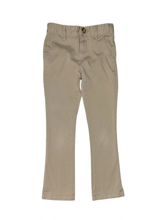 OLD NAVY Girl's Khaki Pants Size 7 Adjustable Waist
