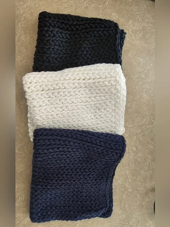 Handmade Dish Cloths Set Of 3