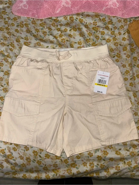 Lucky Brand Light Cream Cargo Shorts