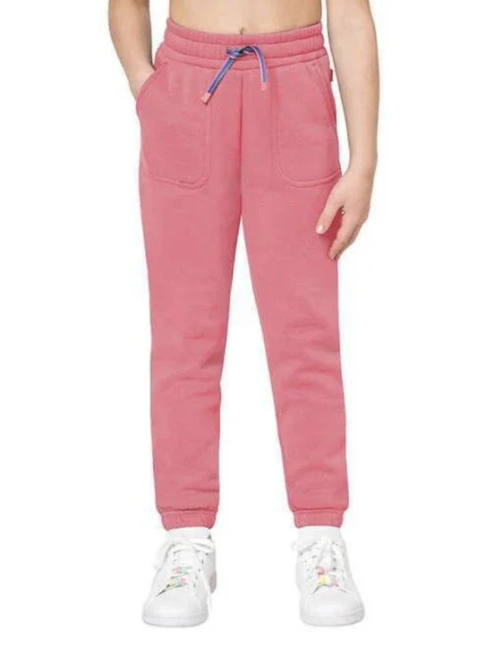 Mondetta Girl's Youth Fleece Jogger Pants Coral / Pink Size M 10-12