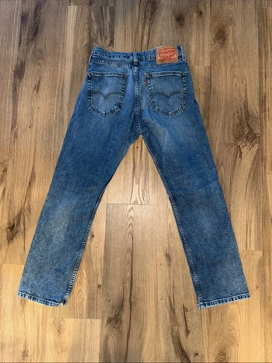 Levi's Men's Blue Straight-Leg Denim Jeans