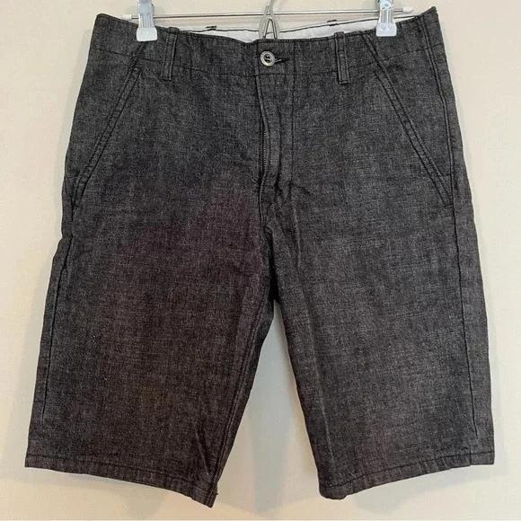 LEVI’S Gray Cotton Flat Front Chino Shorts