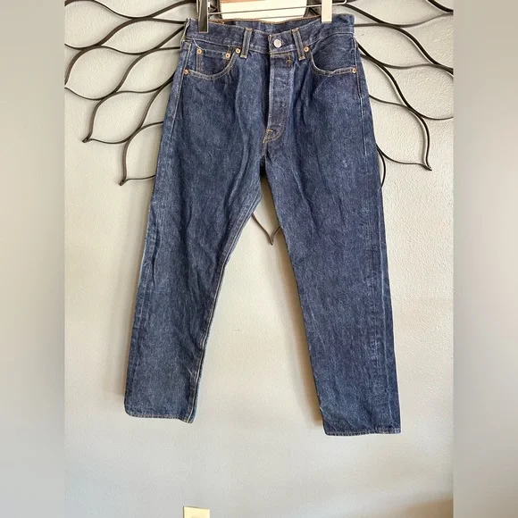 Levi's 501 Y2K Jeans | Button Fly, Blue Denim‎ Straight Leg | Men's