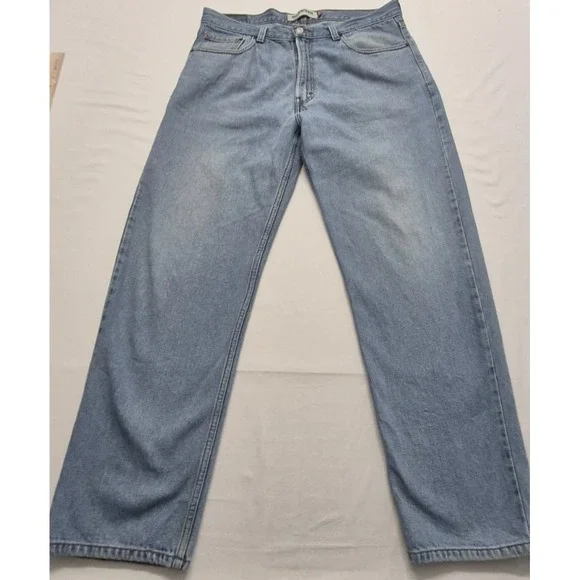 Levi Strauss 550‎ men's relax fit light wash denim blue Jeans 36x32 Cotton