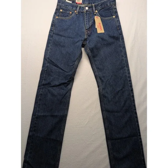 Levis 505 Jeans New Mens Straight Leg 30x34