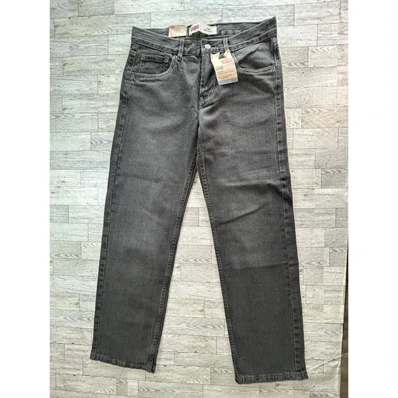Levis‎ 550 Relaxed Fit Tapered Leg Jeans Smoke Monster Grey Black 29x29 NWT