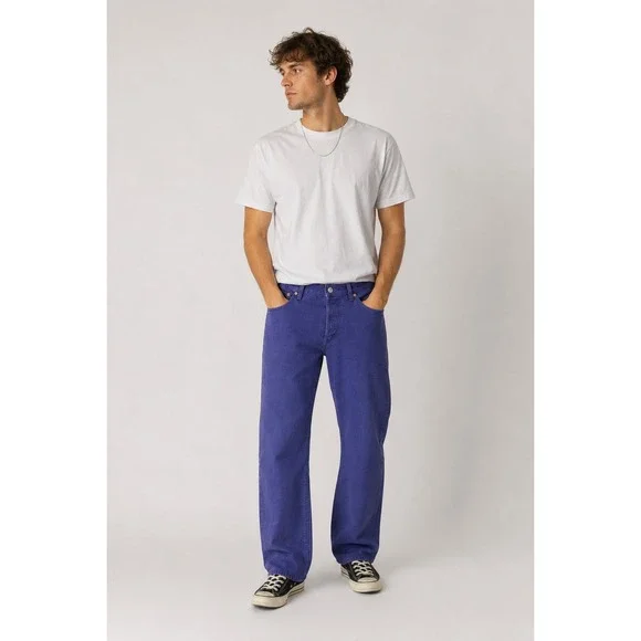 Levi's 501‎ Original Jeans Mens 30x30 Blue 100% Cotton Straight Leg Jeans New