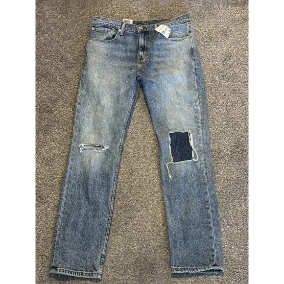 Levis 511 Slim Fit Jeans Destroyed Distressed Slim Fit Jeans 32x30