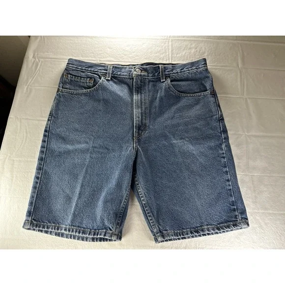 VTG Levi's 505‎ Mens Size W36 Denim Shorts Mens Y2K Baggy Medium Wash Jorts