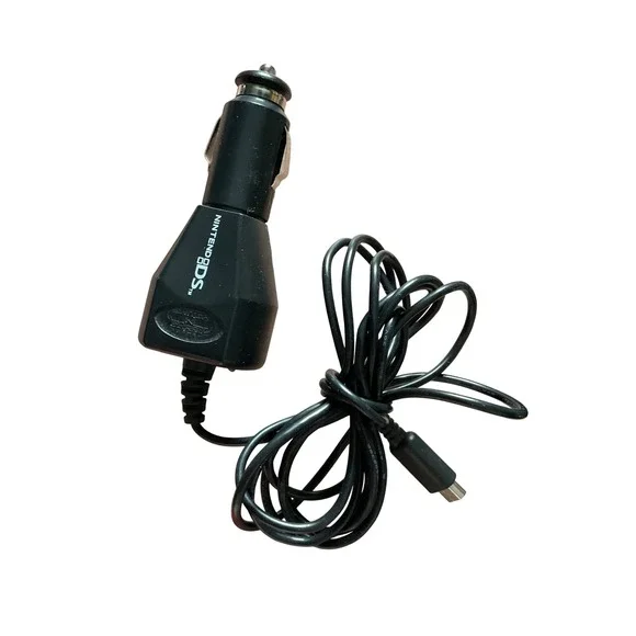 Nintendo DS Car Adapter Charger Black OEM Official Accessory 12V Power‎ Cable