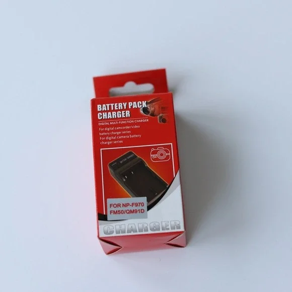 Digital Battery‎ Pack Charger for Sony NP F970 FM50 QM91D Camcorder Camera