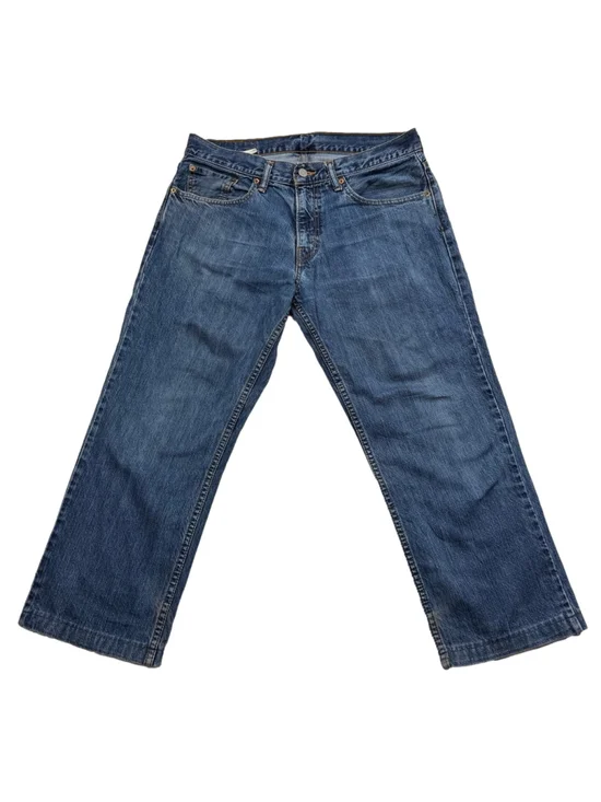 Men's Levi's 531 34x25 Cropped Hemmed Athletic Slim Fit Jeans Blue (34x34 Tag)