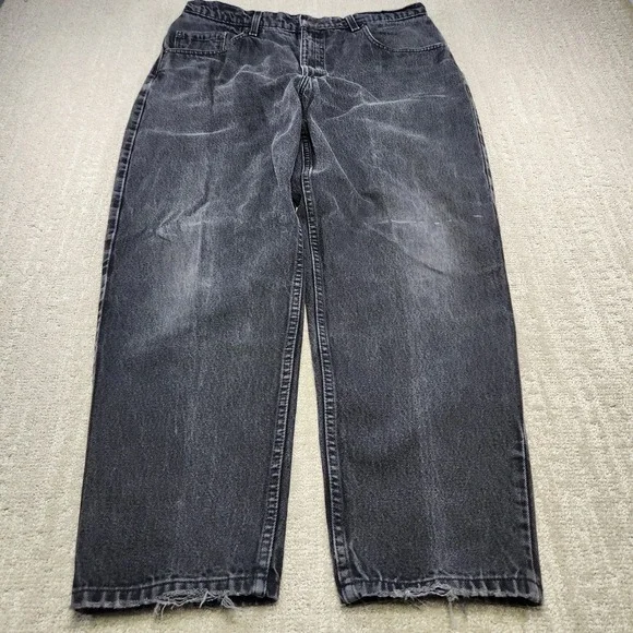 Vintage Levis 560 Jeans Men 36x30  *READ Black Denim Relaxed Taper Baggy Dad USA