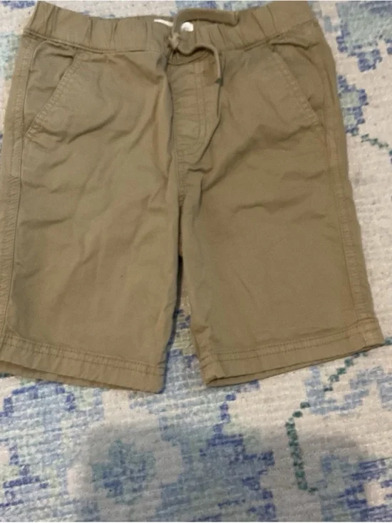 Tucker + Tate Boys Khaki Drawstring Shorts - Tan