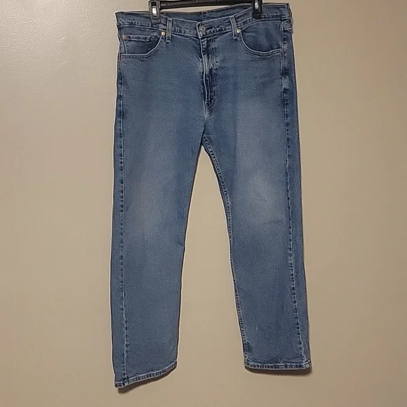 Levi's 505 Denim Blue Jeans Straight Leg  Mens‎ Size 38/30