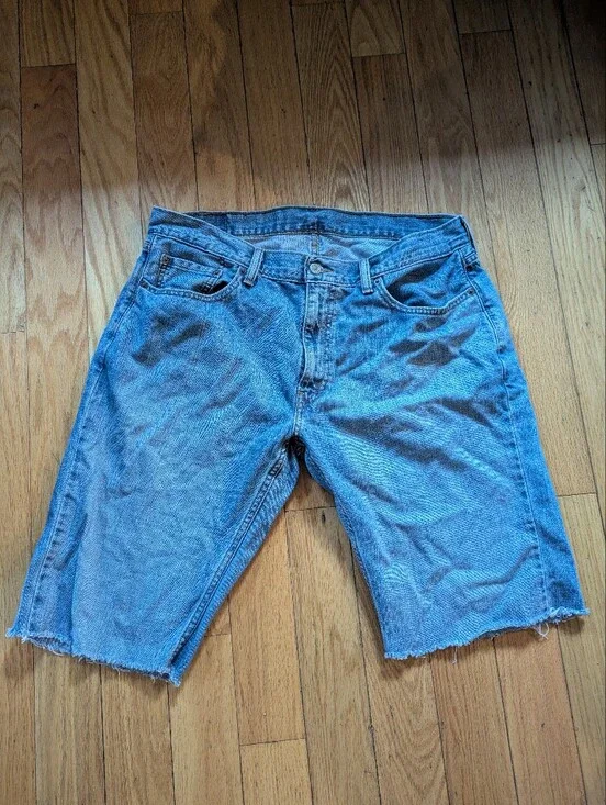 Levi's Light Blue Cut-Off Denim Shorts