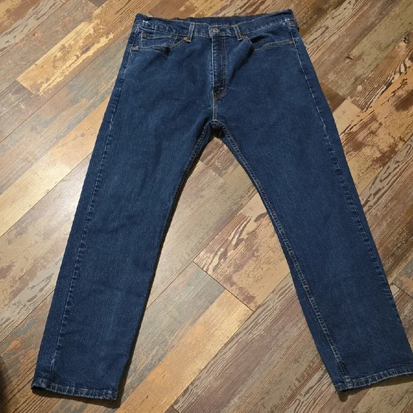 Levi's 505‎ Denim Blue Jeans Straight Leg Mens Size 36/30