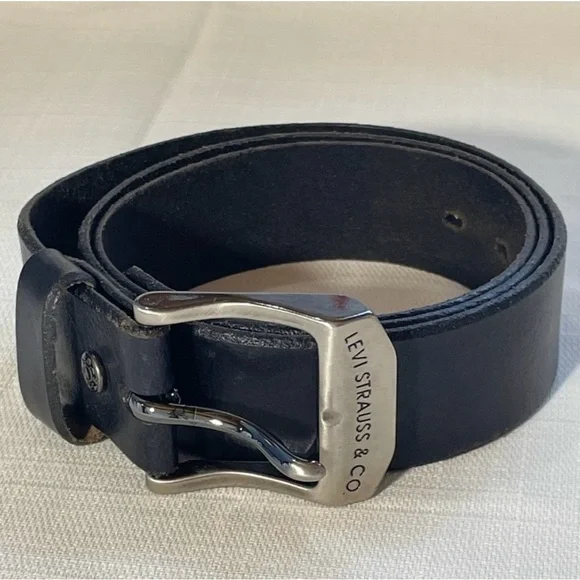 Levi’s Black Italian Leather‎ Belt