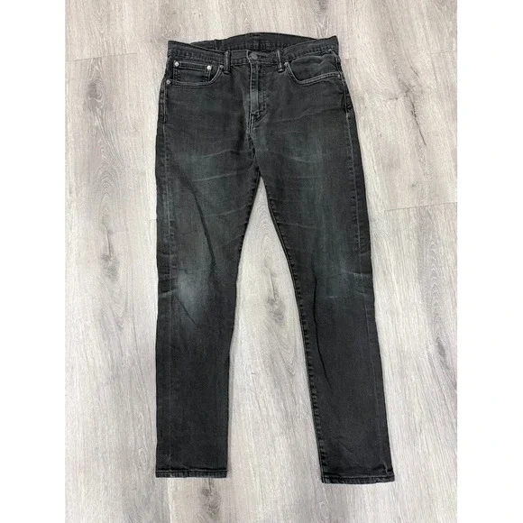 Levis 512 Jeans Mens 32x32 (30) Black‎ Slim Tapered Stretch Denim Casual Pants