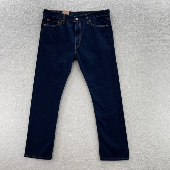 Levis 513 Jeans Mens 38x32 Blue Slim Straight Jeans Indigo Denim Preppy Grunge