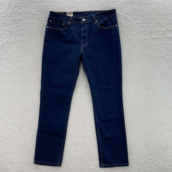 Levis 511 Jeans Mens 36x32 Blue Slim Fit Dark Wash Denim Grunge Skater Preppy