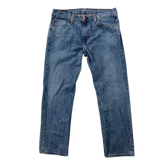 Levis 569 Loose Straight Jeans Men 34x32 (fit 36x31) Medium Wash Y2K Skate Denim